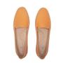 Imagem de Mocassim Feminino Brunet Laranja Em Couro Legitimo Liliah Shoes