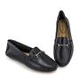 Imagem de Mocassim Feminino Casual Couro Legitimo Granado - 460 - Preto