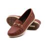 Imagem de Mocassim Feminino Julia em Couro Senna Rust - 47005SR