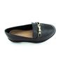 Imagem de Mocassim Feminino Moleca 5666.109 - Preto e Dourado