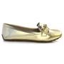 Imagem de Mocassim Feminino Sua Cia Ana Castela Dourado 8263.15319