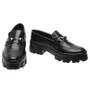 Imagem de Mocassim Feminino Tratorado Blogueira Estilo Moderno Para Sair Para Festas Dia a Dia Trabalho 10013