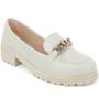 Imagem de Mocassim Feminino Tratorado Oxford Blogueira Olzzy Corrente