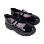 Imagem de Mocassim Infantil Feminino Molekinha Strass Preto - 2576