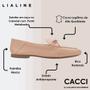 Imagem de Mocassim Loafer Feminino Couro Sydney Lia Line 2305.71621