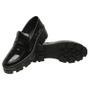 Imagem de Mocassim Loafer Feminino Verniz Preto Plataforma Tratorado