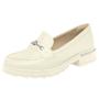 Imagem de Mocassim Loafer Tratorado Barbie Napa Off White Piccadilly 760003