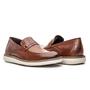 Imagem de Mocassim Masculino Couro Legitimo Oxford Esporte Fino Qualidade Loafer 5307 Castanhos