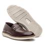 Imagem de Mocassim Masculino Couro Legitimo Oxford Esporte Fino Qualidade Loafer 5307 Marrom