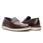 Imagem de Mocassim Masculino Couro Legitimo Oxford Esporte Fino Qualidade Loafer 5307 Marrom