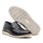 Imagem de Mocassim Masculino Couro Legitimo Oxford Esporte Fino Qualidade Loafer 5307 Preto