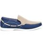 Imagem de Mocassim Masculino Couro Perfurado Linha Dellis Gshoes - 4761 - Azul/areia