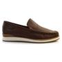 Imagem de Mocassim Masculino de Couro Free Way Marrom LUCA01