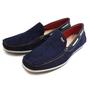 Imagem de Mocassim Masculino Sapato Mocassim Masculino Camurça cor Azul Marinho