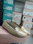 Mocassim metalizado dourado Modare Imagem de Mocassim metalizado dourado Modare