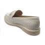 Imagem de Mocassim Moleca Loafer Feminino - Branco