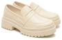 Imagem de Mocassim Oxford Feminino Tratorado Offwhite