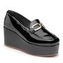 Imagem de Mocassim Plataforma Feminino Verniz Preto 170500