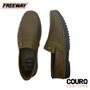 Imagem de Mocassim Sapatilha Masculino Freeway Logan 4 Wax Casual Moderno Confortável Elástico Couro Slip On