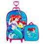 Imagem de Mochila 3D Pequena Sereia + Lancheira Princesa Disney