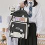 Imagem de Mochila Antiroubo Moderna Multifuncional Elegante Premium Juvenil Volta as Aulas Escolar Moda Estilosa Linda