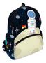 Imagem de Mochila Baby Em Isoflex Infantil Escolar Para Crianças Leve Confortável Astronauta 