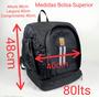 Imagem de Mochila Bag Térmica Isobag Motoboy Delivery Cachorro Locco Vinil Preto