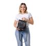 Imagem de Mochila Basica Alice Monteiro com Alça Traseira e Transversal Fecho em Ziper
