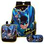 Imagem de Mochila Batman Escolar Juvenil Costas com Lancheira Menino