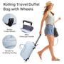 Imagem de Mochila BAVERGE Rolling Travel com rodas para mulheres