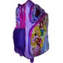 Imagem de Mochila Bolsa Escolar De Rodinha Princesas