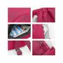 Imagem de Mochila Bolsa Feminina Academia Treino Futebol Resistente Compartimento P/Tenis Impermeável Antifurto Confortavel Grande