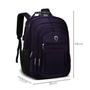 Imagem de Mochila Bolsa Grande Escolar Faculdade Executiva Anti Furto Notebook Cabo Usb Fone Ouvido Roxo