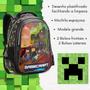 Imagem de Mochila Bolsa Infantil Juvenil Escolar e Passeio Menino de Costas Volta às Aulas Gamecraft