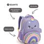 Imagem de Mochila Bolsa Infantil Masculina E Feminina Animais Creche Passeio Escolar Zoop Seanite