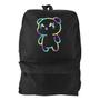 Imagem de Mochila Bolsa Masculina Basica Escolar Pega a Visão Estampado Urso Color