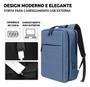 Imagem de Mochila Bolsa Para Notebook 15.6 Polegadas Usb Fone Ouvido