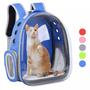 Imagem de Mochila Bolsa Pet com Visor Transparente Astronauta Visão Panorâmica Cachorro Gato