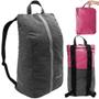 Imagem de Mochila Bolsa Portatil 18 Litros Base Lite Rosa / Cinza  Conquista 