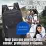 Imagem de Mochila Bolsa Reforçada Notebook Impermeável Executiva Escola Faculdade Trabalho Viagens Unisex