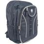 Imagem de Mochila Bolsa Resistente Reforçada Escolar Preta Viagem Clio Style