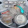 Imagem de Mochila Bolsa Térmica G para Trilhas Praia e Viagem - Cabe 20 Latas de Cerveja com Gelo - Cooler Bag Freezer Marmita Não Vaza