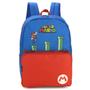 Imagem de Mochila Bolsa Universitária Escolar Costas Super Mario Bros