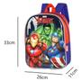 Imagem de Mochila Bolsa Vermelho Costas Heróis Vingadores Disney