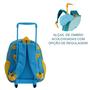 Imagem de Mochila C/ 02 Divisórias de Rodinha Infantil Pets Alças Acolchoadas Escolar Passeio - Clio Style