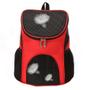 Imagem de Mochila caes gatos bolsa de transporte passeio pet dog bag viagem canguru cachorros petshop com bolsos laterais