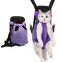 Imagem de Mochila Canguru Pet Cachorro Gato Animais Bolsa Transporte Viagem Passeio Caminhada AR Livre Resistente Confortavel Seguro