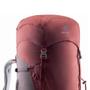 Imagem de Mochila cargueira Alpamayo 60+10 SL Deuter com o sistema SL para ajuste ao corpo feminino Vermelho