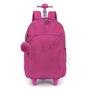 Imagem de Mochila Carrinho Crinkle Tactel C/Pompom Rosa Up4You Luxcel