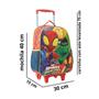 Imagem de Mochila Carrinho E Rodas Homem Aranha Hulk Homem Ferro